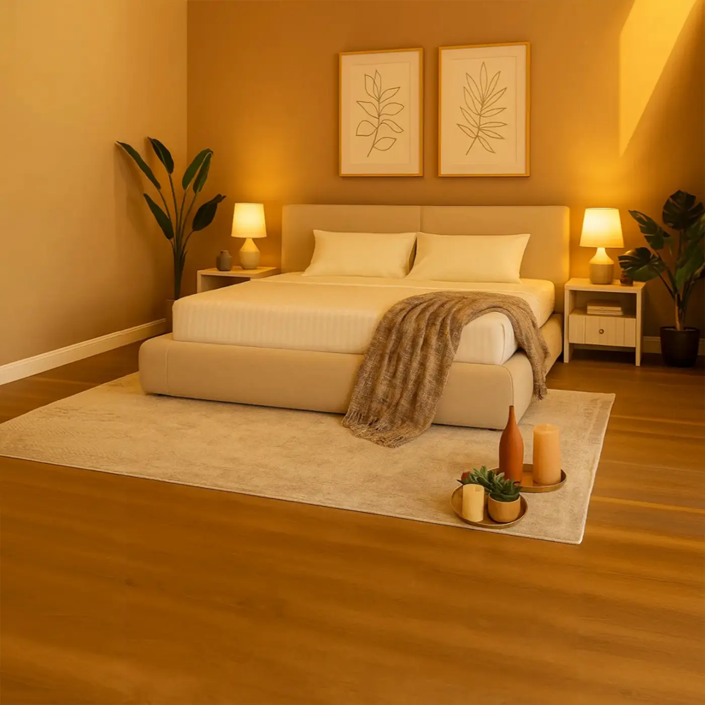 Alba Low Platform Bed