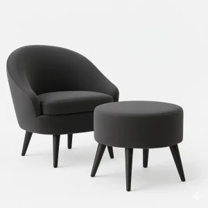 Camilla Armchair and Ottoman Set
