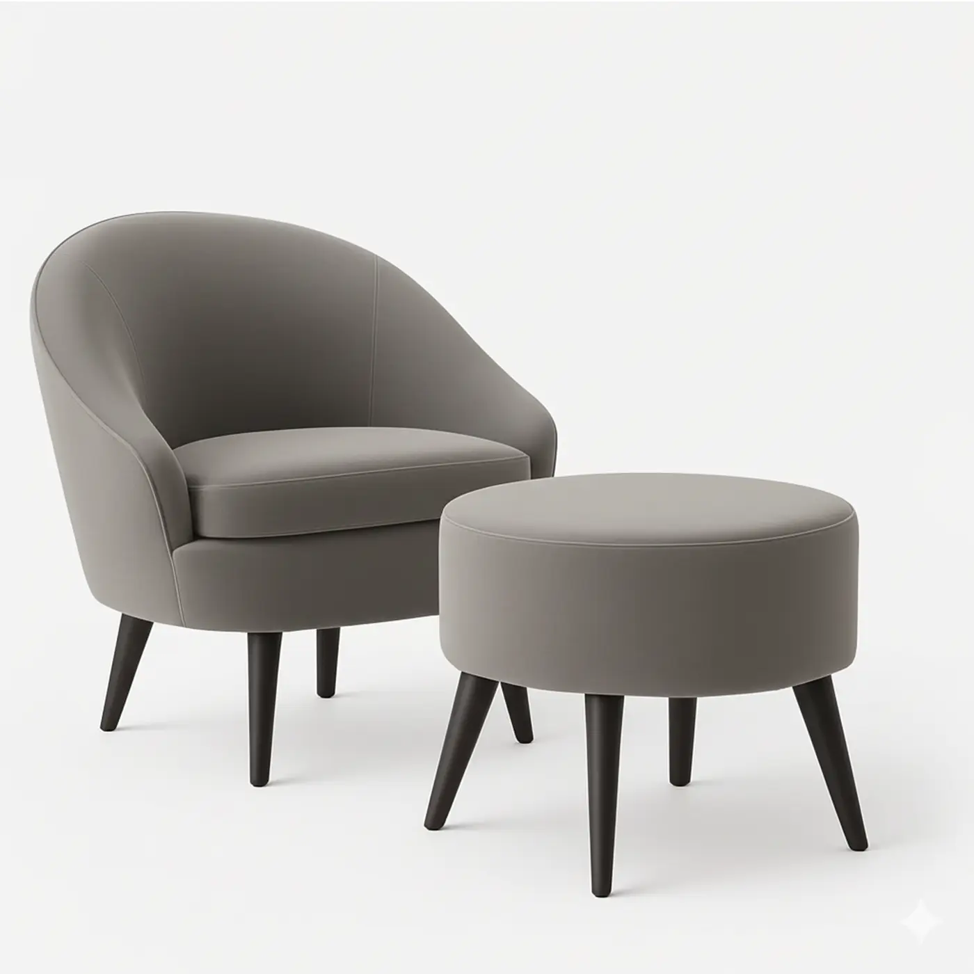 Camilla Armchair and Ottoman Set - Image 2