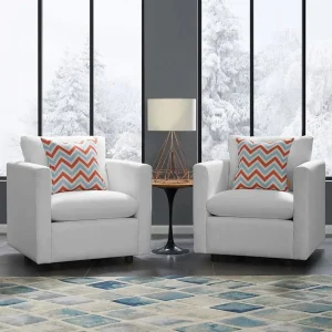 Harper Upholstered Arm Chair Set of 2