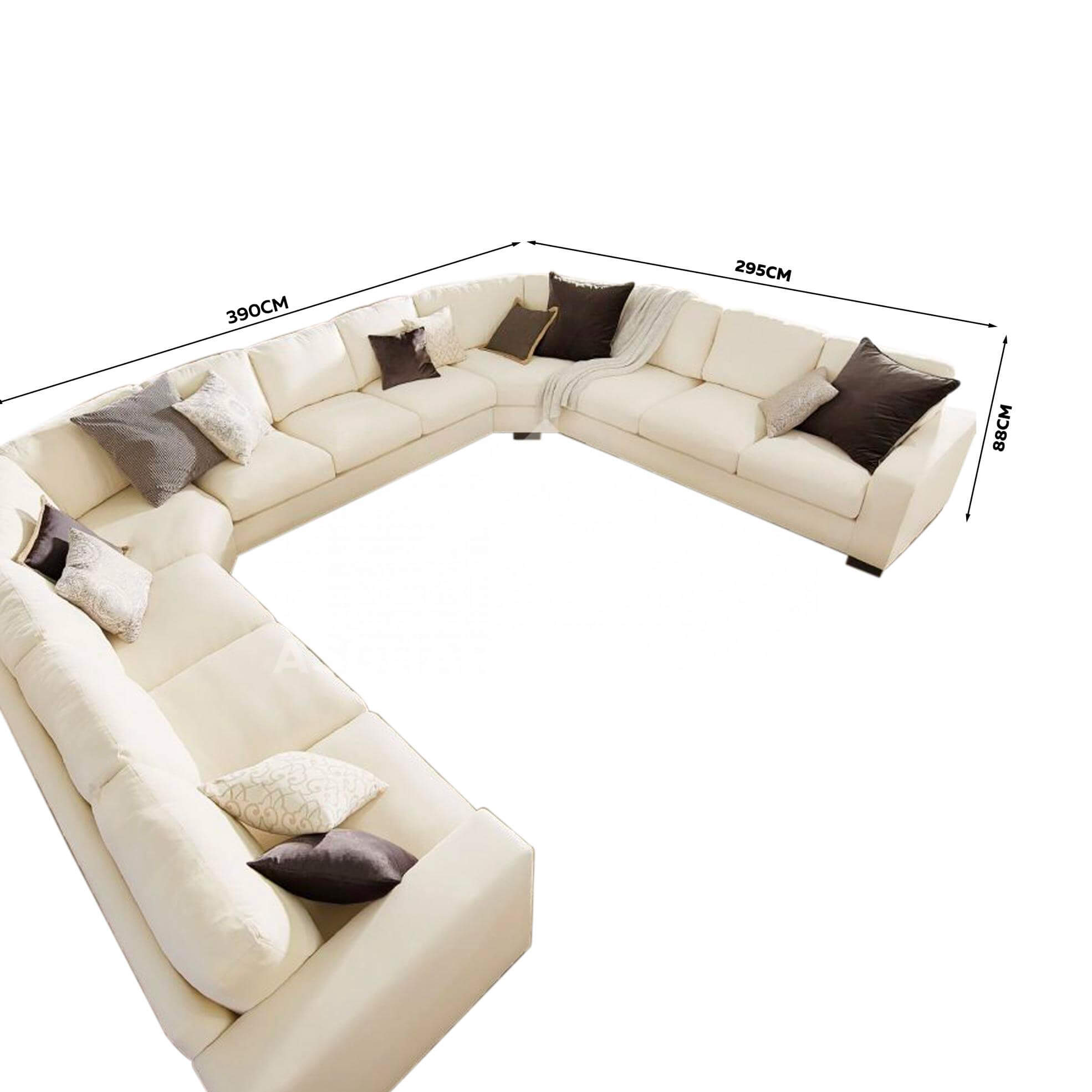 U Shape 11 Seater Sofa - Image 4
