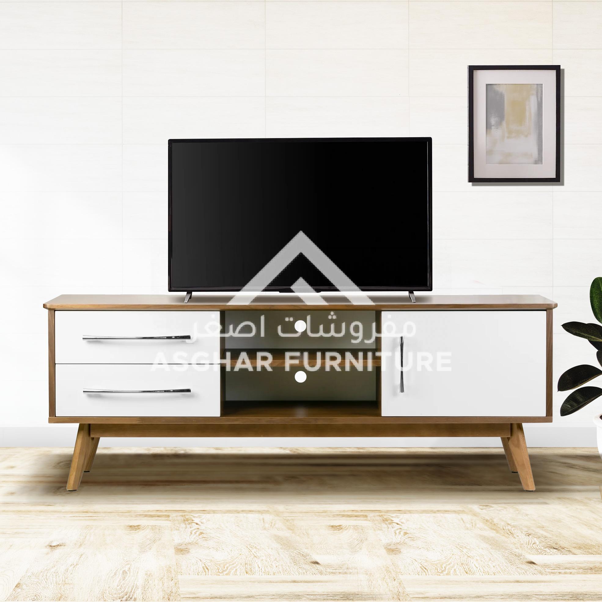 Alvar Two-Tone TV Stand