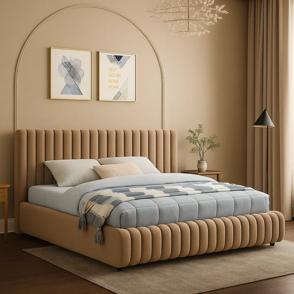 Galeno Velvet Bed - Image 2