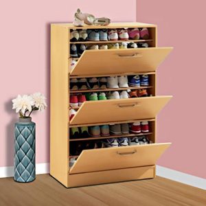 Three-Door Shoe Cabinet
